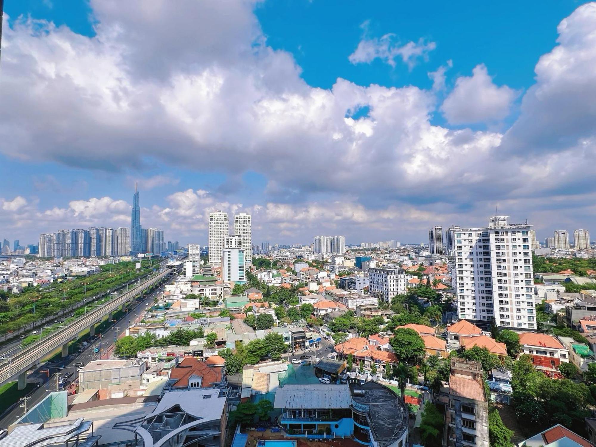 Masteri Thao Dien Comfy Apartment #Nice Balcony #Opening View مدينة هوشي منه المظهر الخارجي الصورة